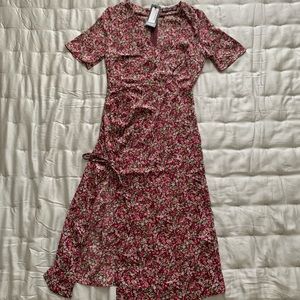 NWT Nasty Gal We Plant Help It Floral Midi Dress